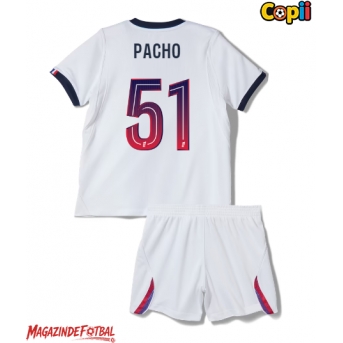 Paris Saint-Germain Willian Pacho #51 Echipament de Fotbal Replică 2026-27 Copii Deplasare (+ Șorturi)